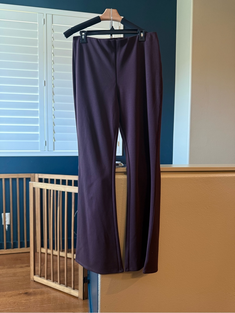 H&M Deep Plum Boot Cut Pants